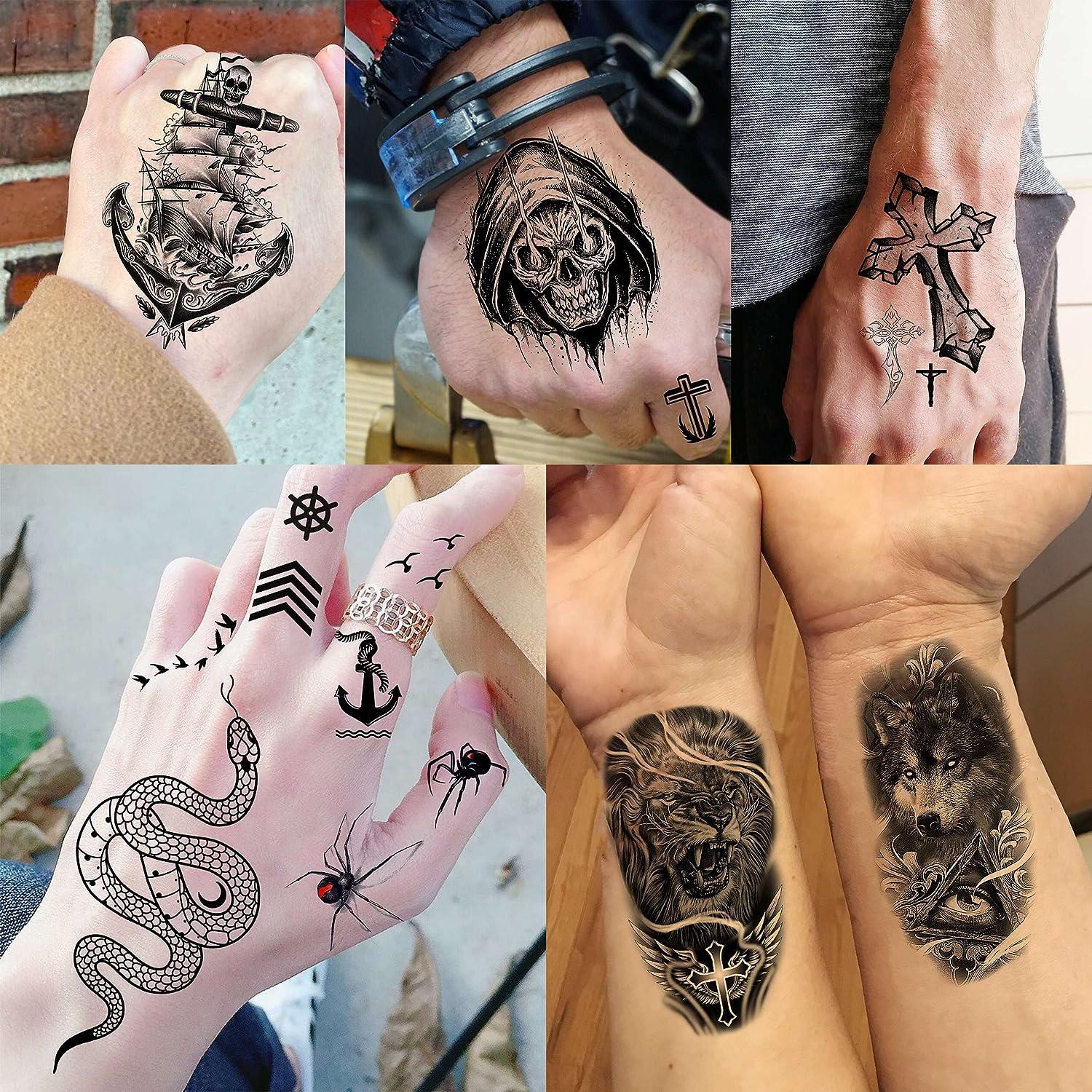 3D tattoos for men hand 0029