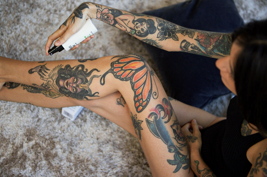 above the knee tattoos for men 0011