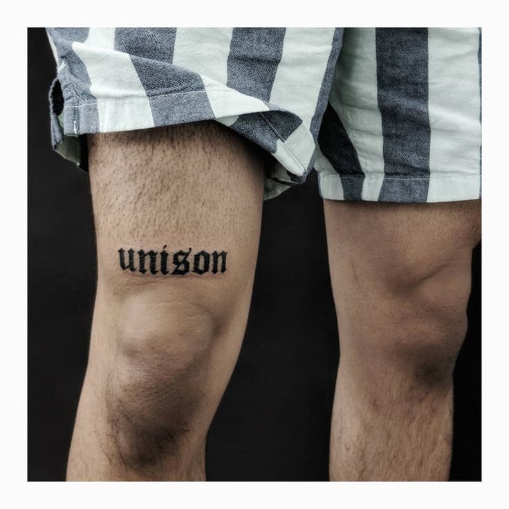 above the knee tattoos for men 0012