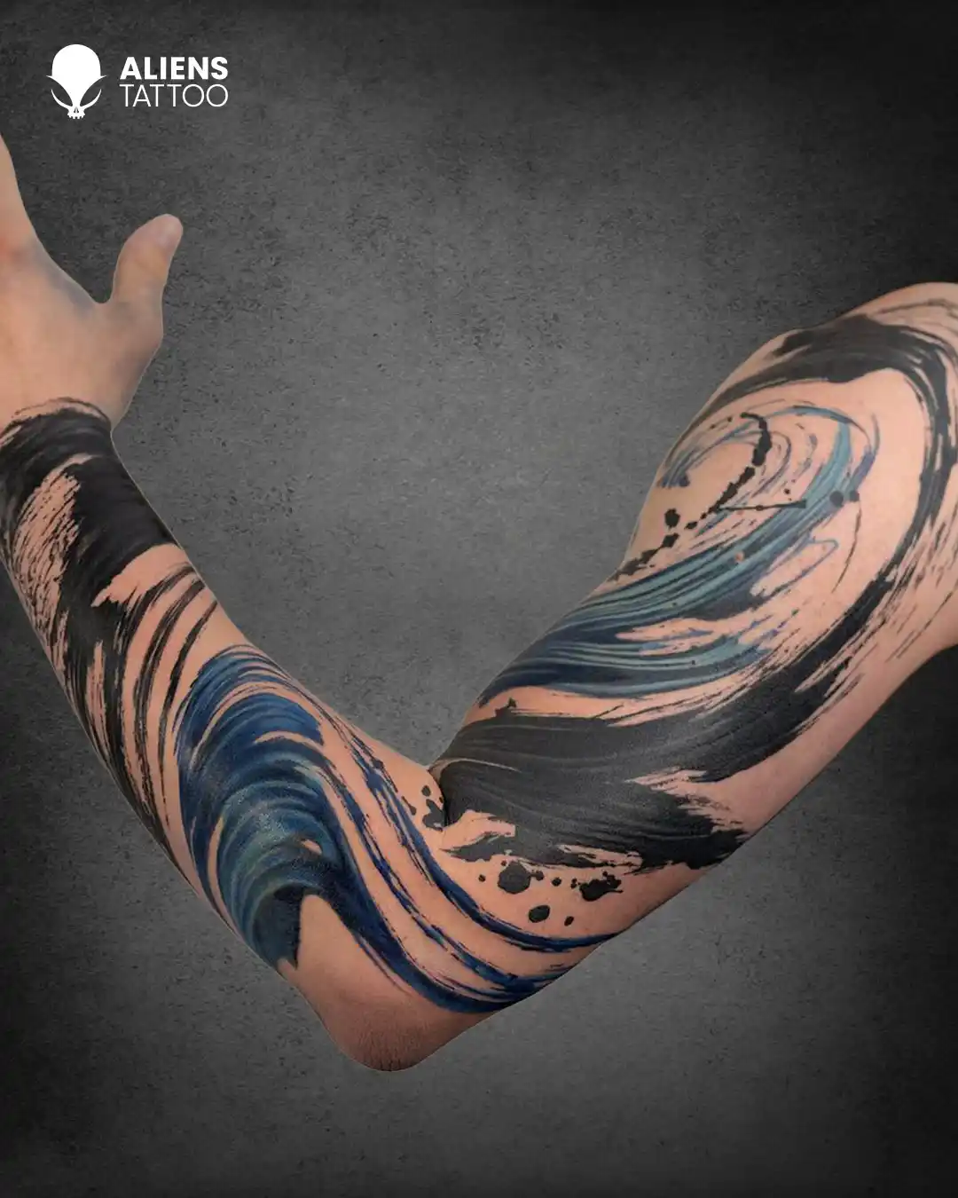 abstract tattoos for men designs