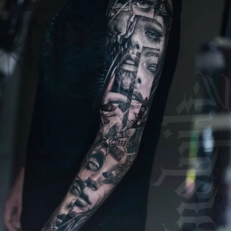 abstract tattoos for men 0019