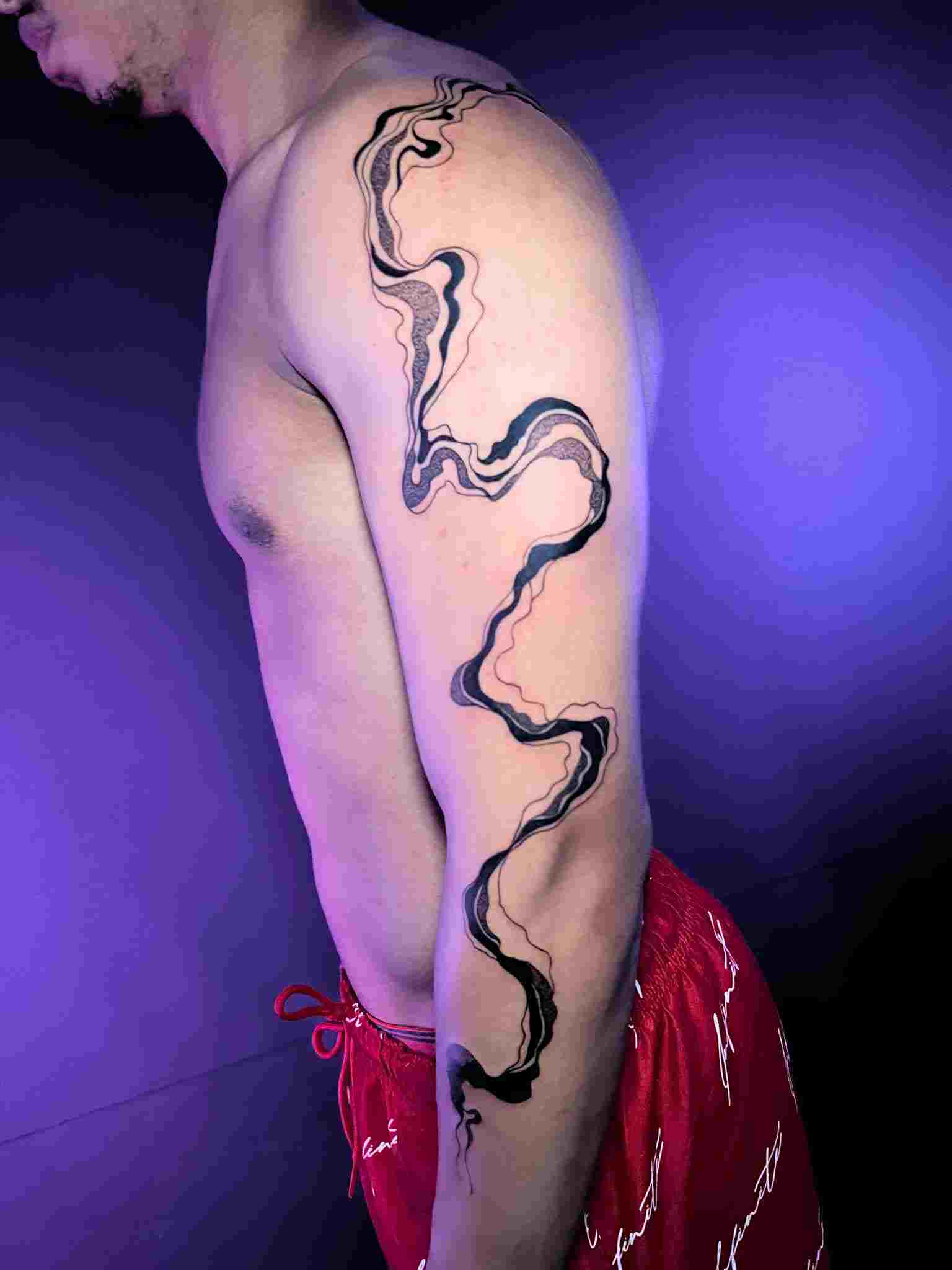 abstract tattoos for men 0034