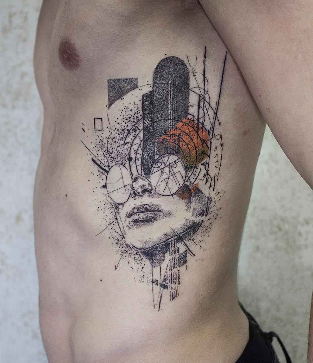 abstract tattoos for men 0050