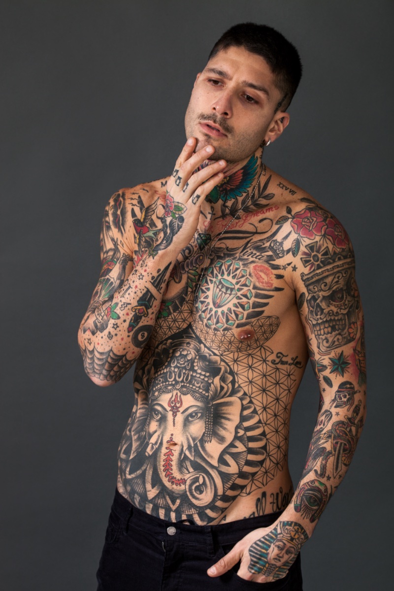 abstract tattoos for men 0059