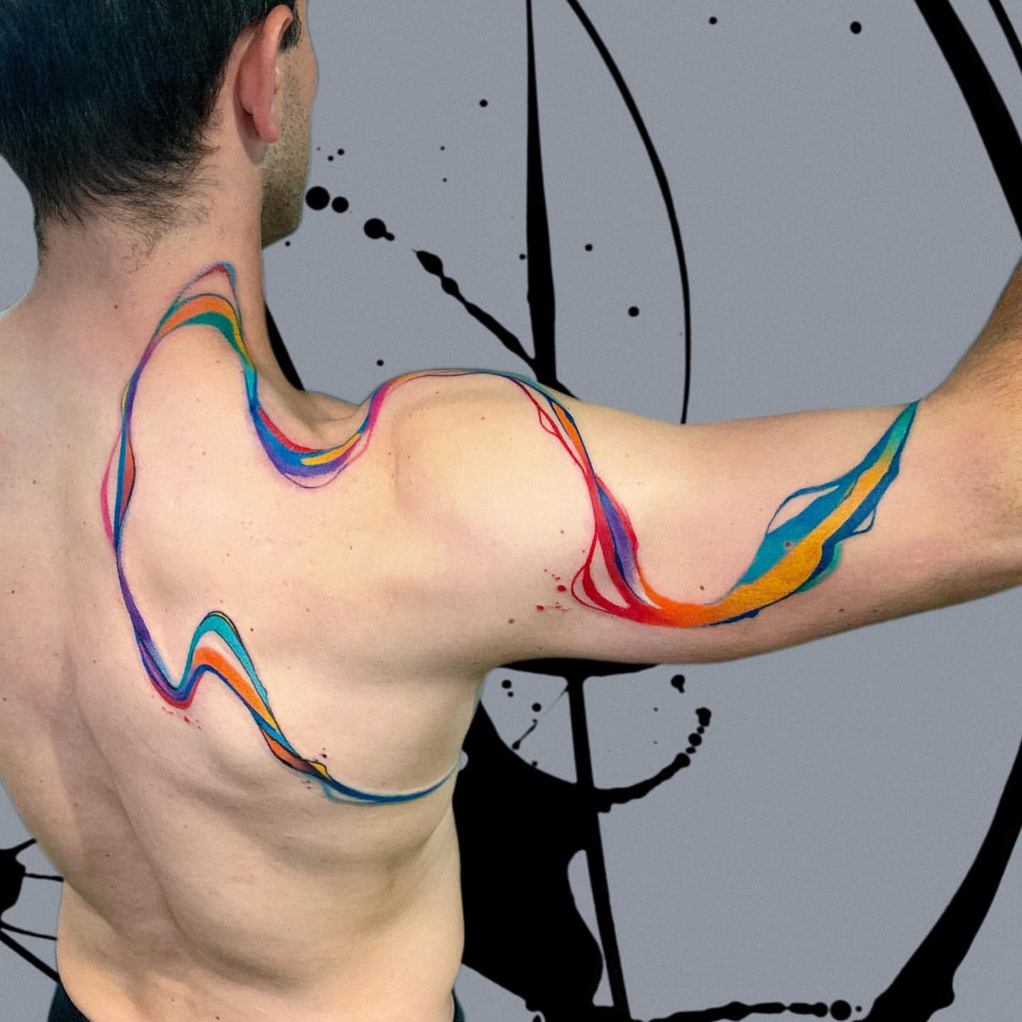 abstract tattoos for men 0077