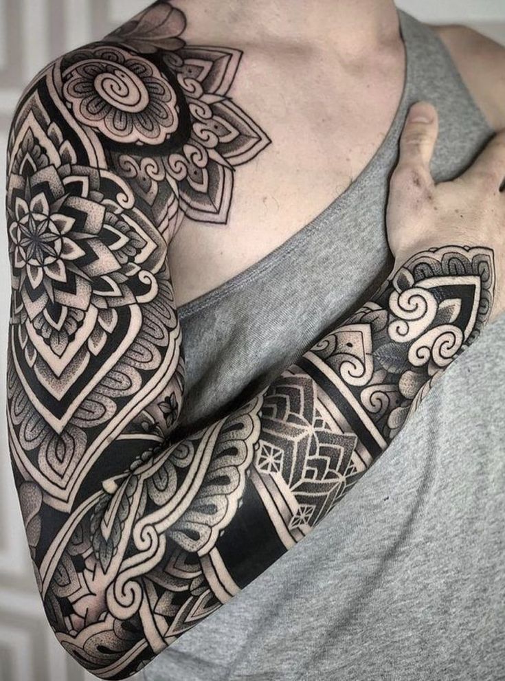 abstract tattoos for men 0095