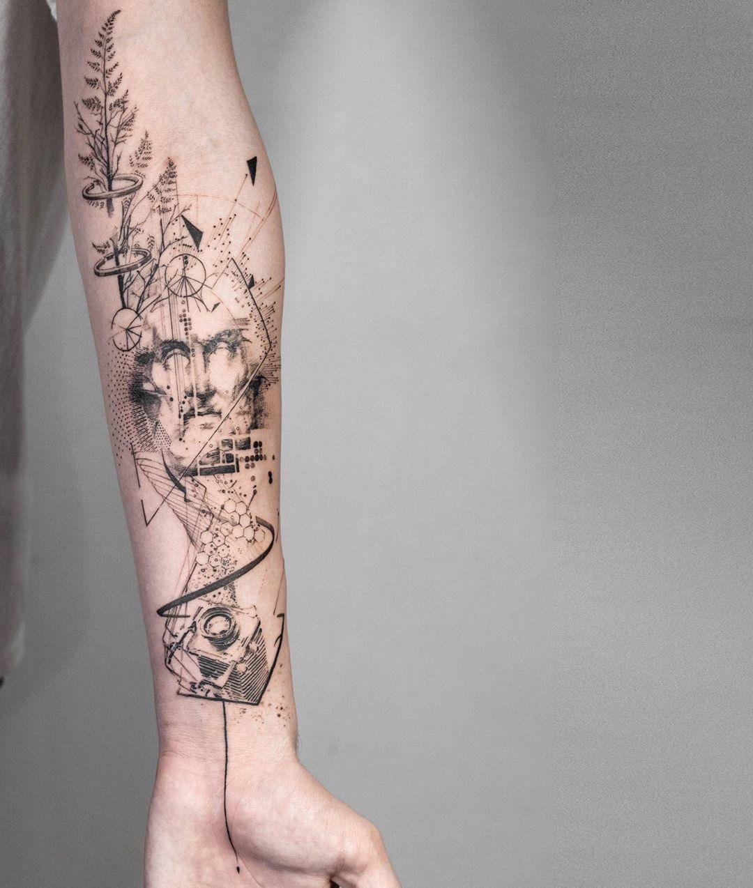 abstract tattoos for men 0097