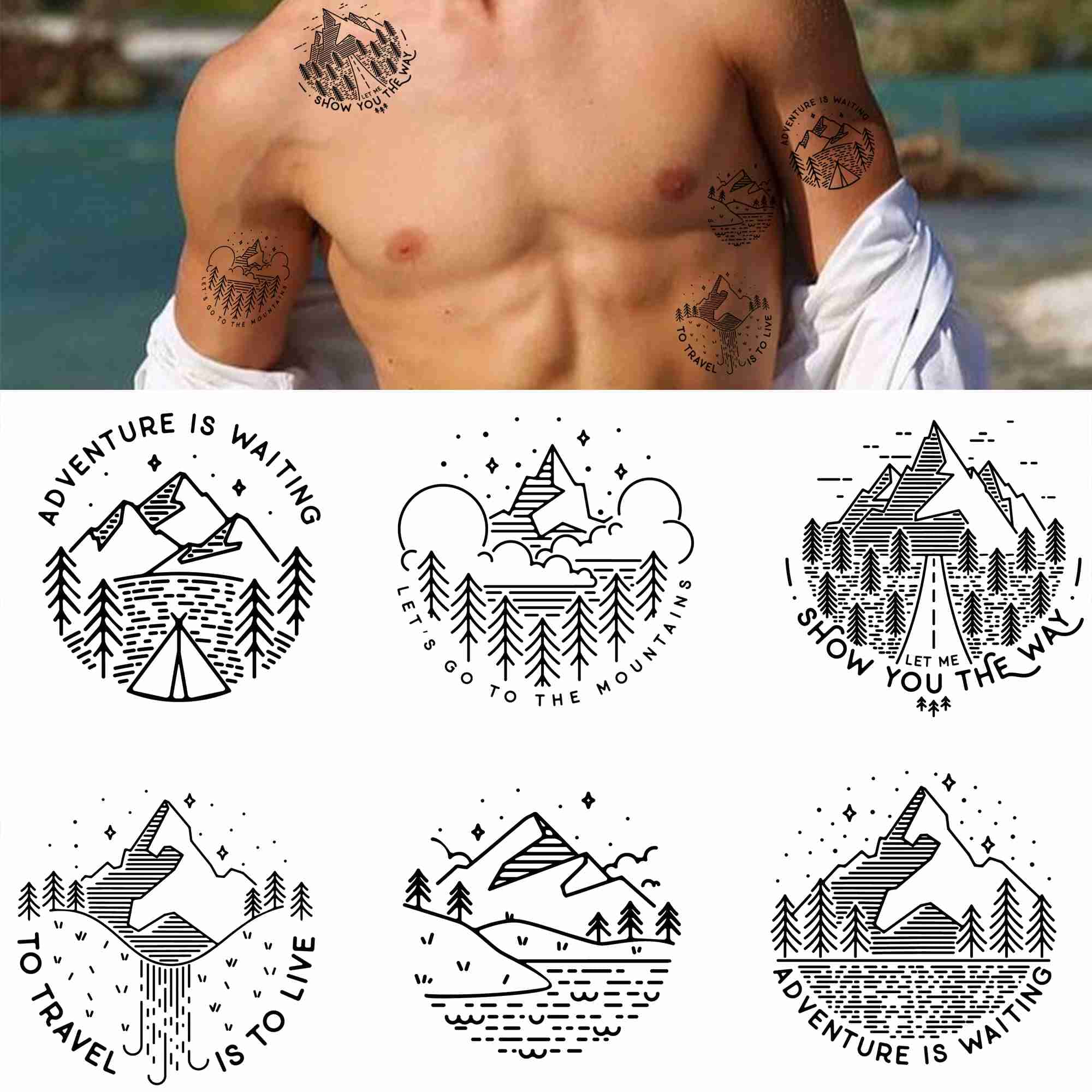 adventure tattoos for men 0043