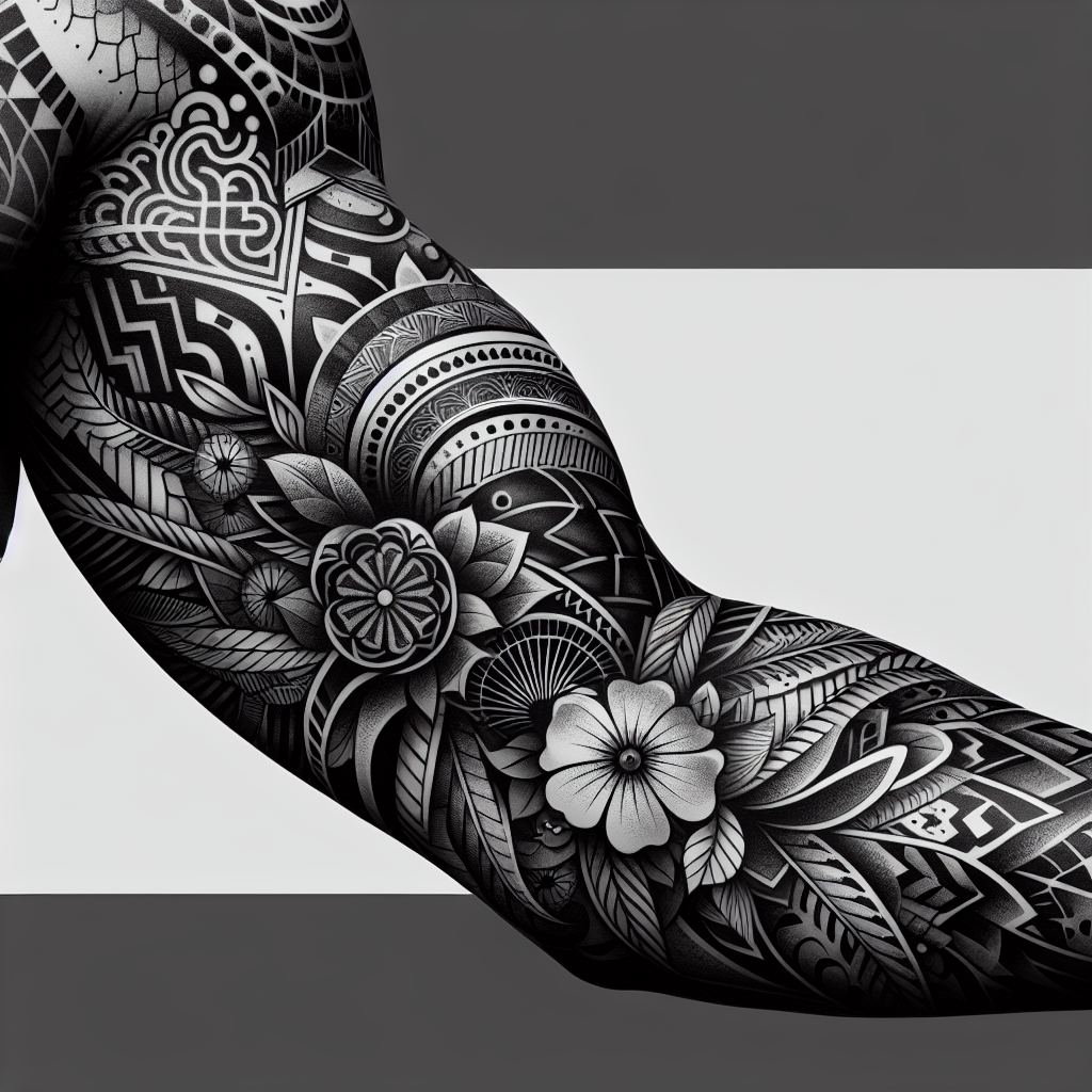 aesthetic filler tattoos for men.