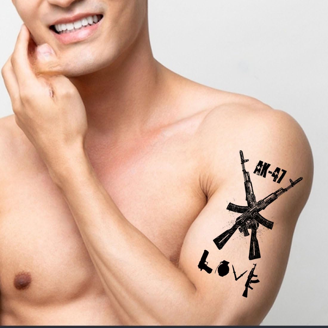 ak 47 tattoos for men 0010