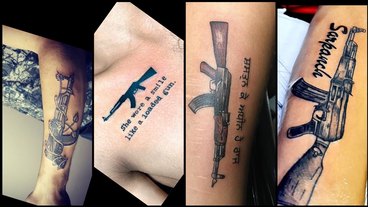 ak 47 tattoos for men 0011