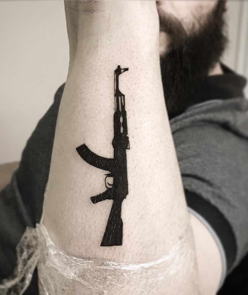 ak 47 tattoos for men 0013