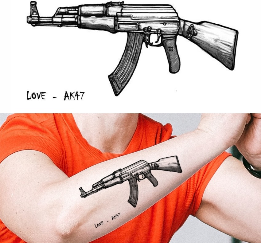 ak 47 tattoos for men 0020