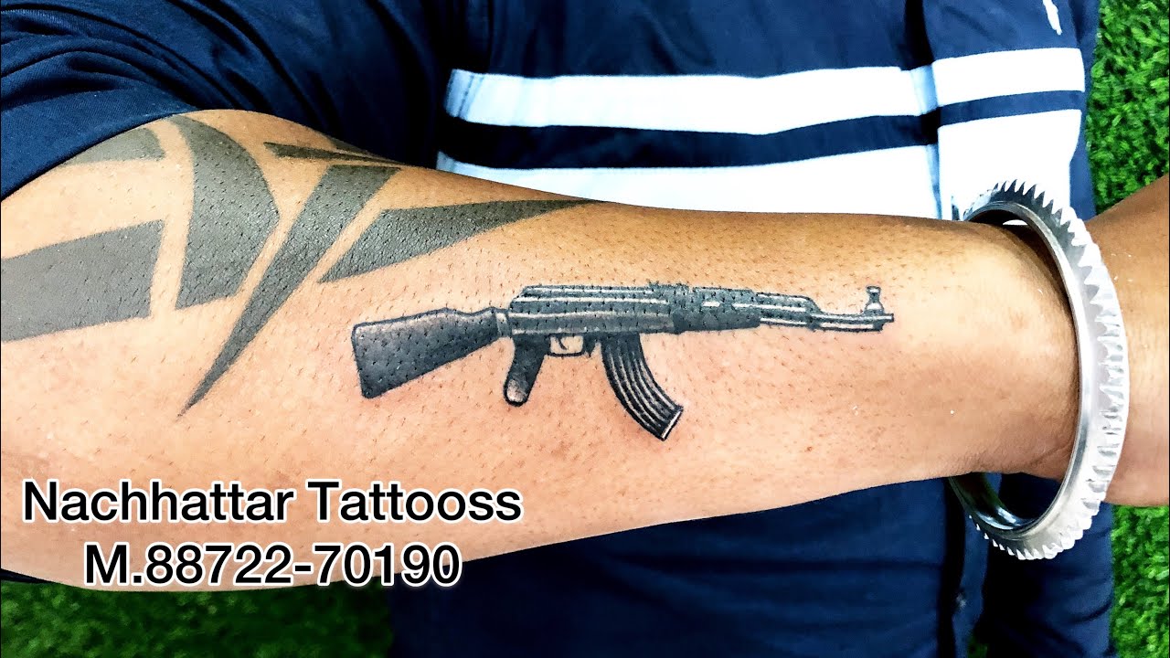 ak 47 tattoos for men 0033