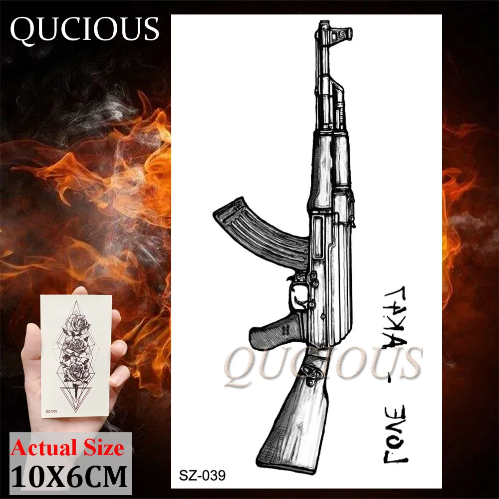 ak 47 tattoos for men 0040