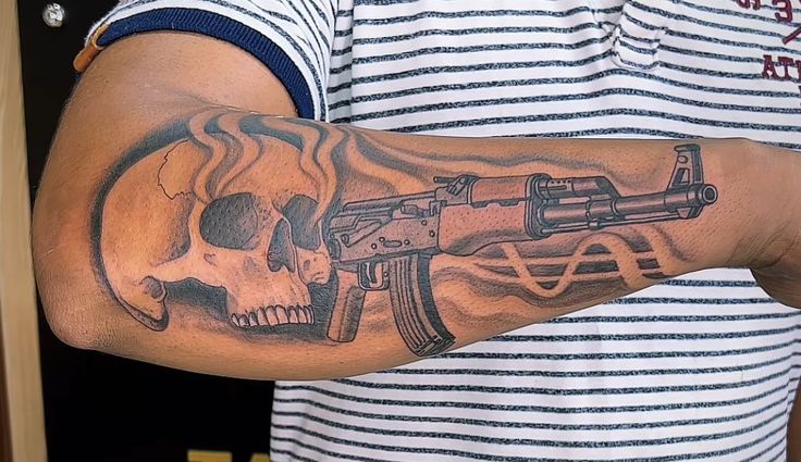 ak 47 tattoos for men 0057