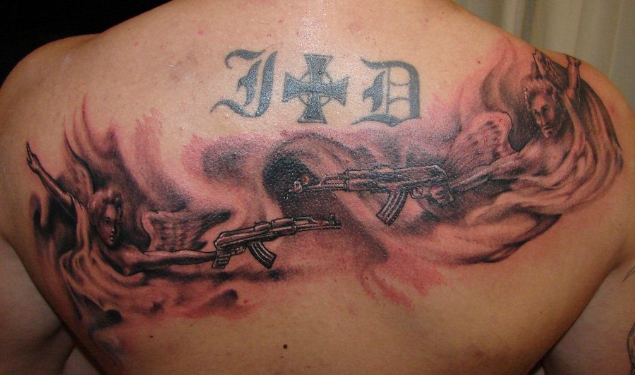 ak 47 tattoos for men 0077