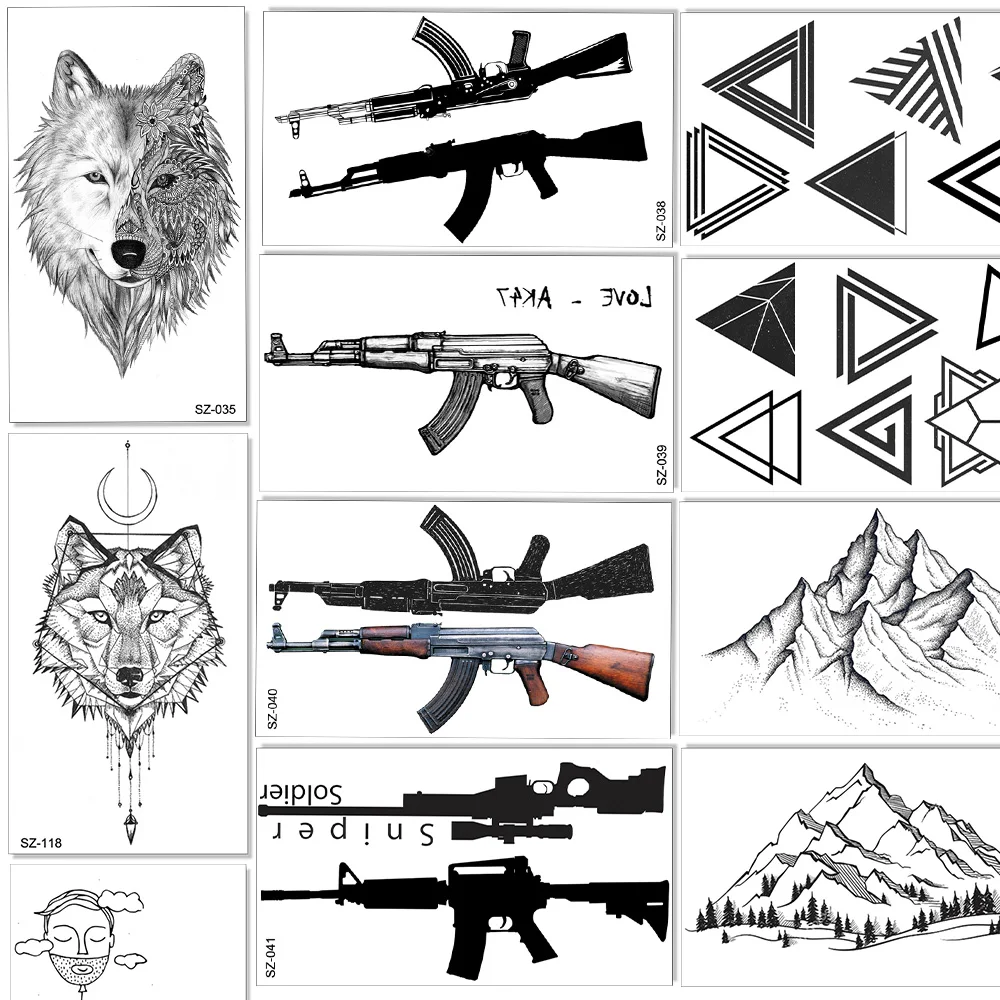 ak 47 tattoos for men 0086