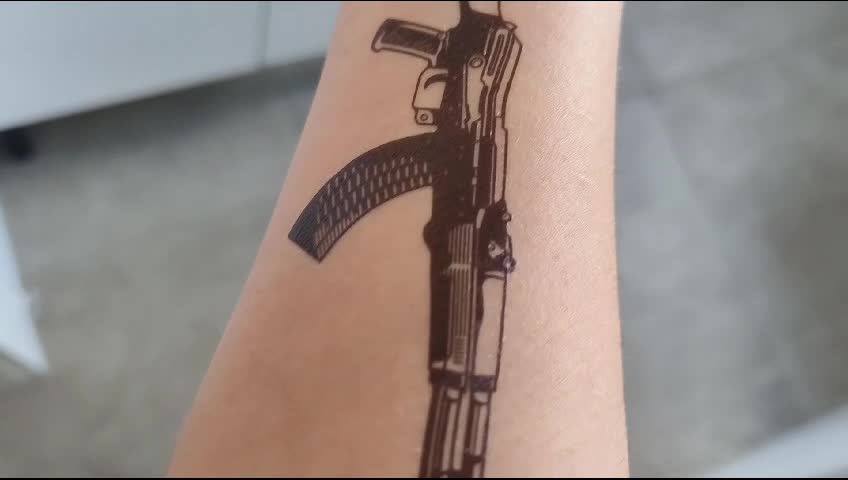 ak 47 tattoos for men 0090