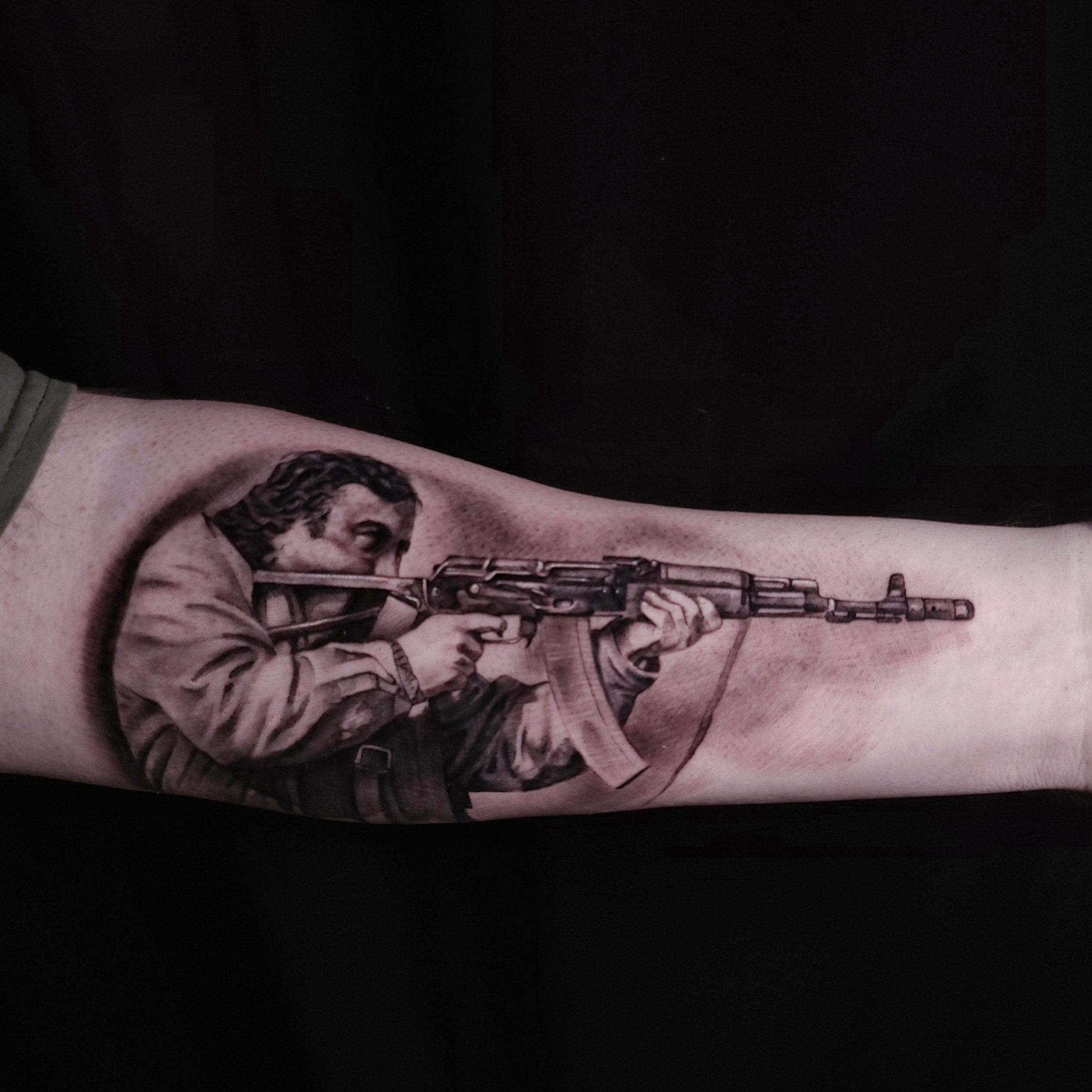 ak 47 tattoos for men 0099