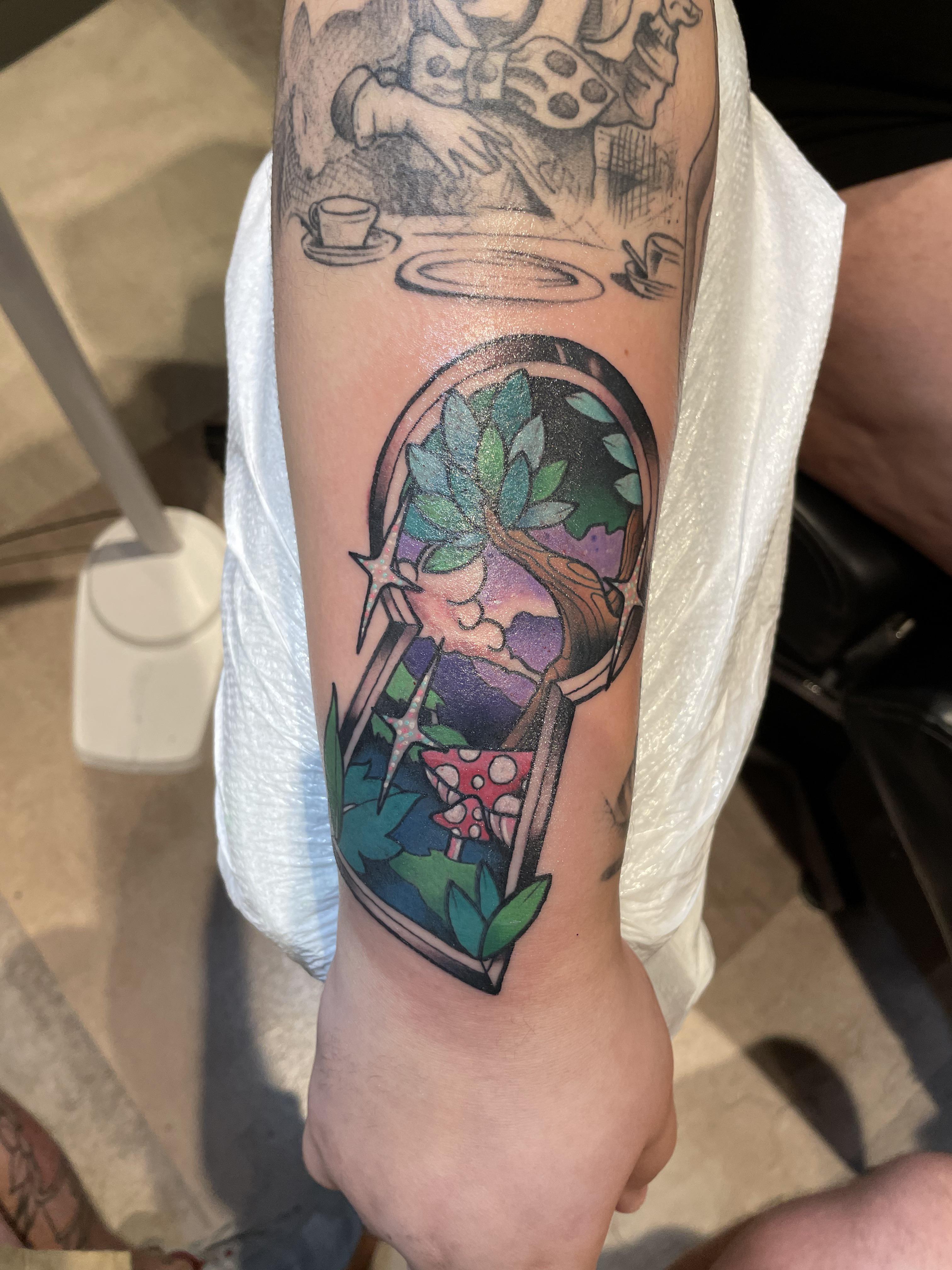 Alice in Wonderland tattoos for men 0014