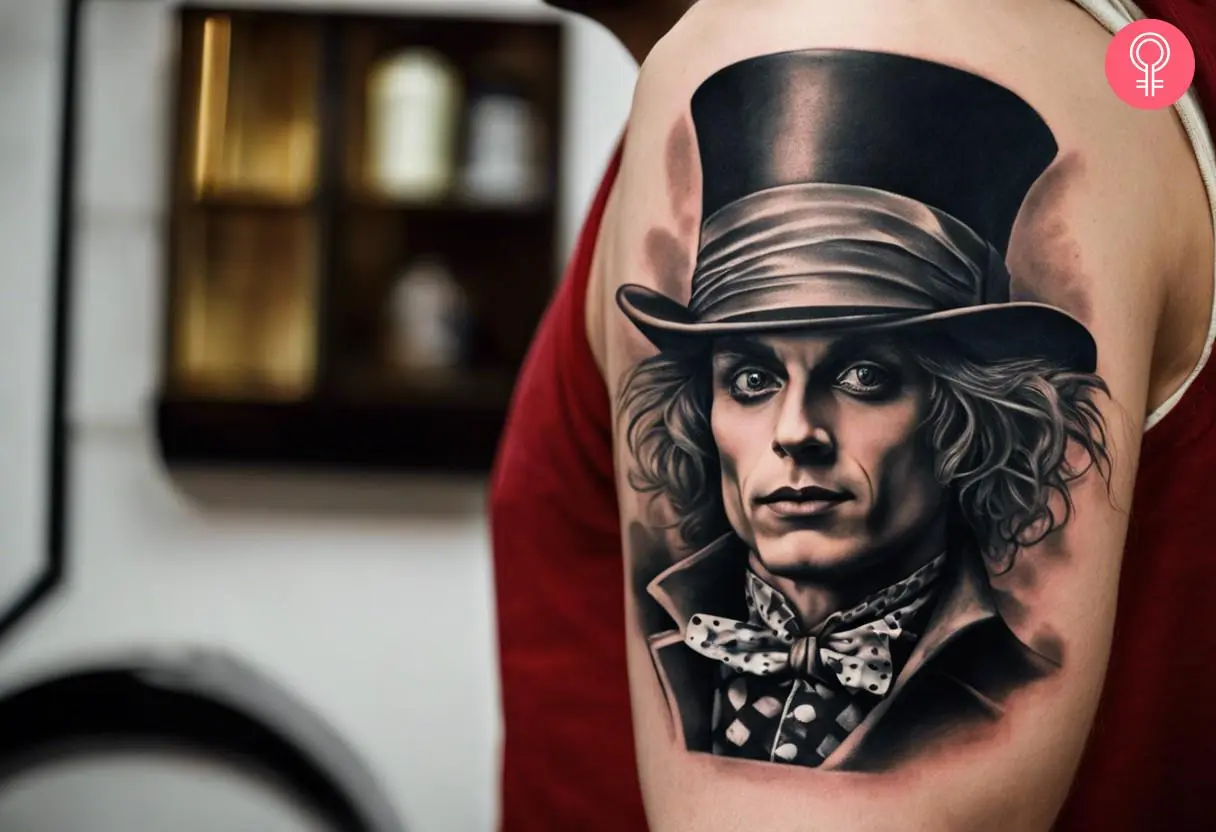 Alice in Wonderland tattoos for men 0055