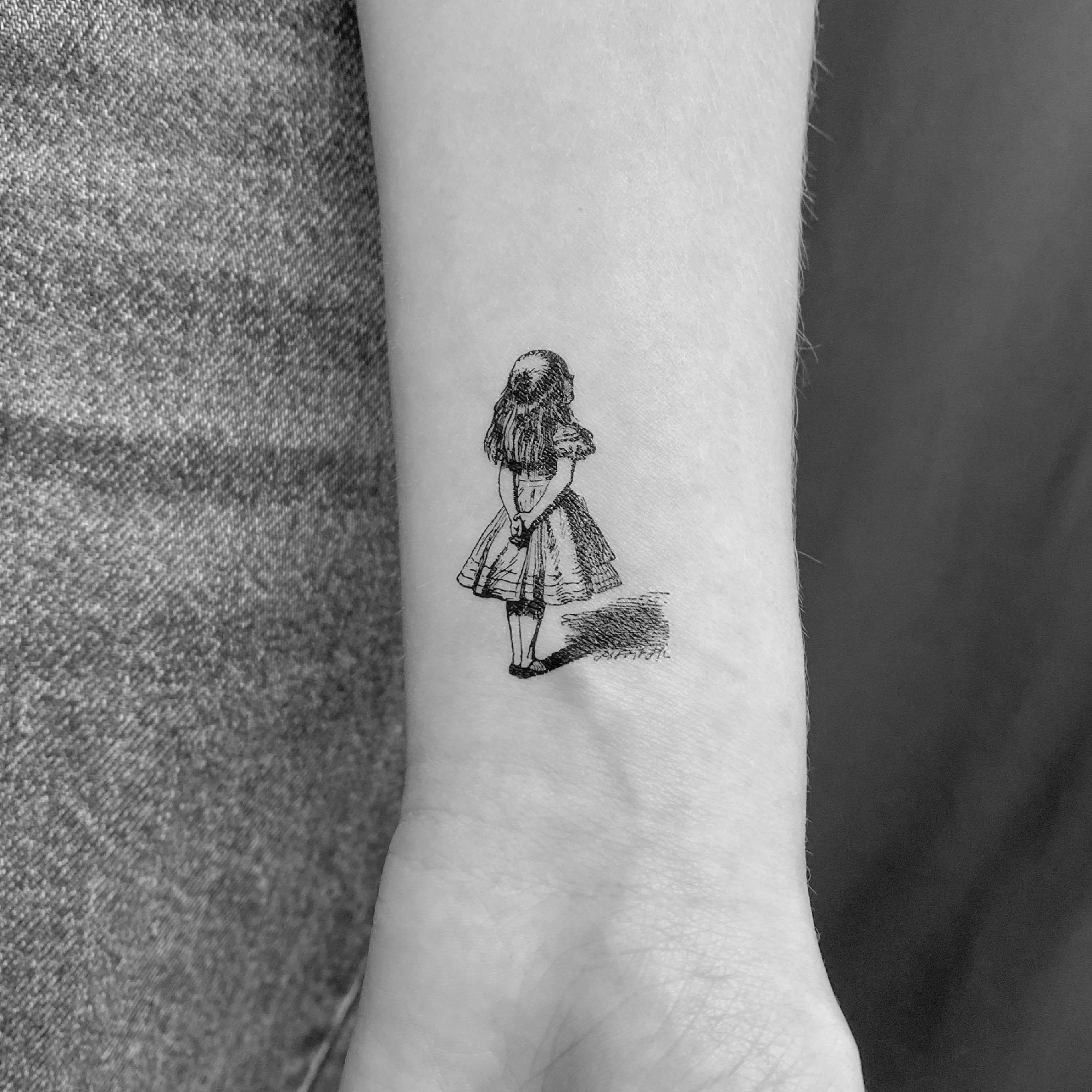 Alice in Wonderland tattoos for men 0072