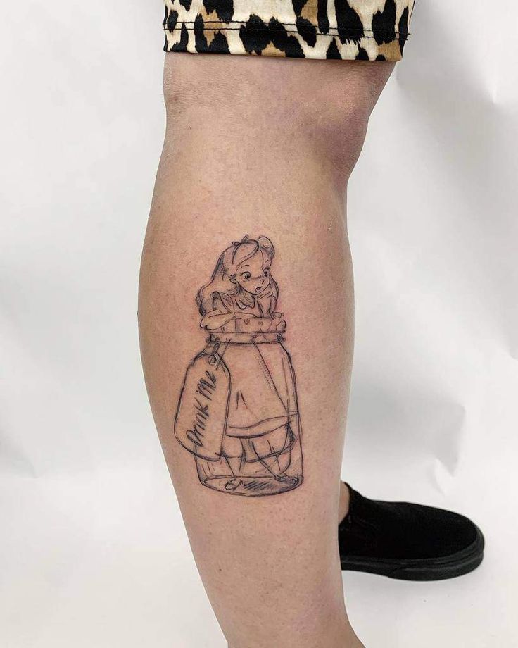 Alice in Wonderland tattoos for men 0081