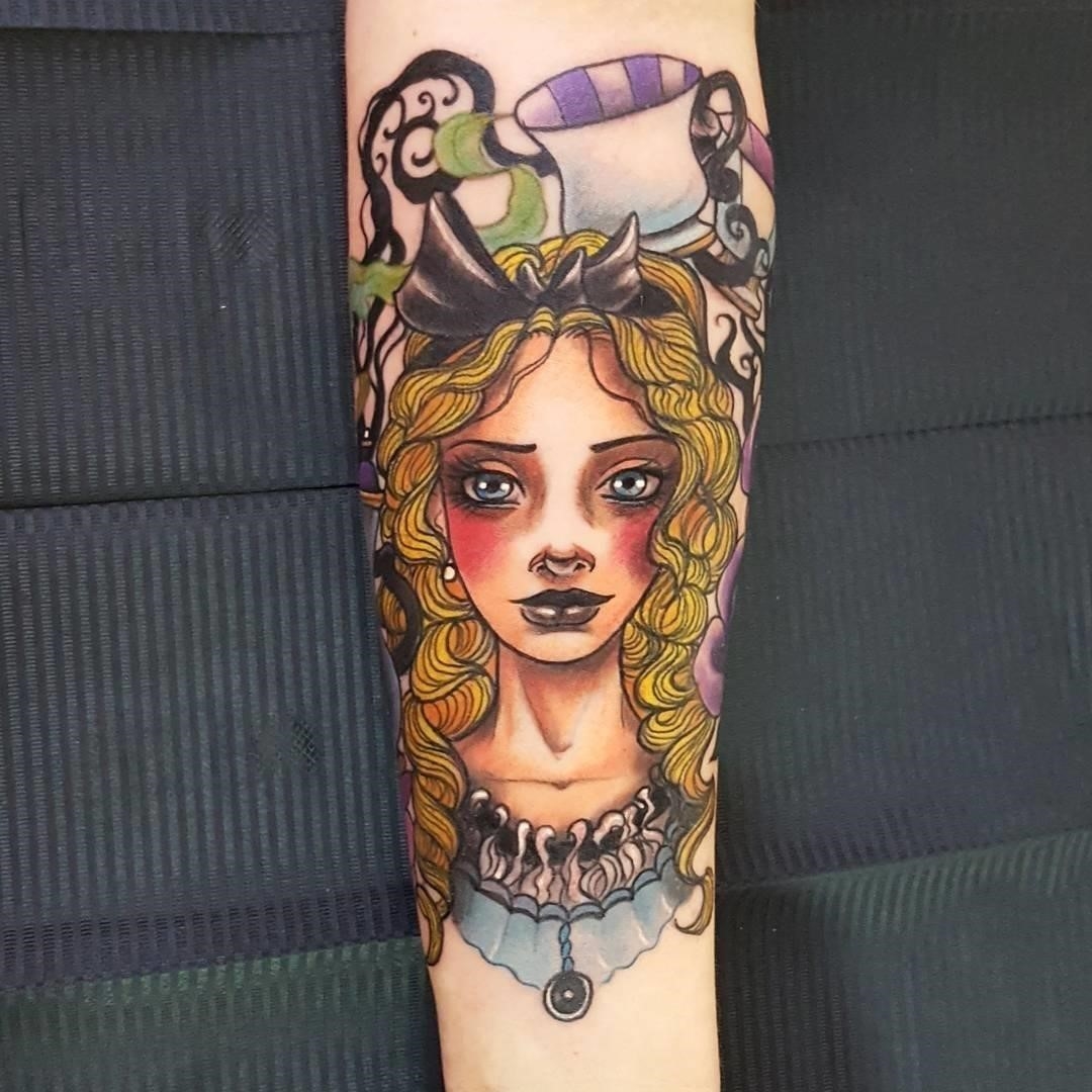 Alice in Wonderland tattoos for men 0087