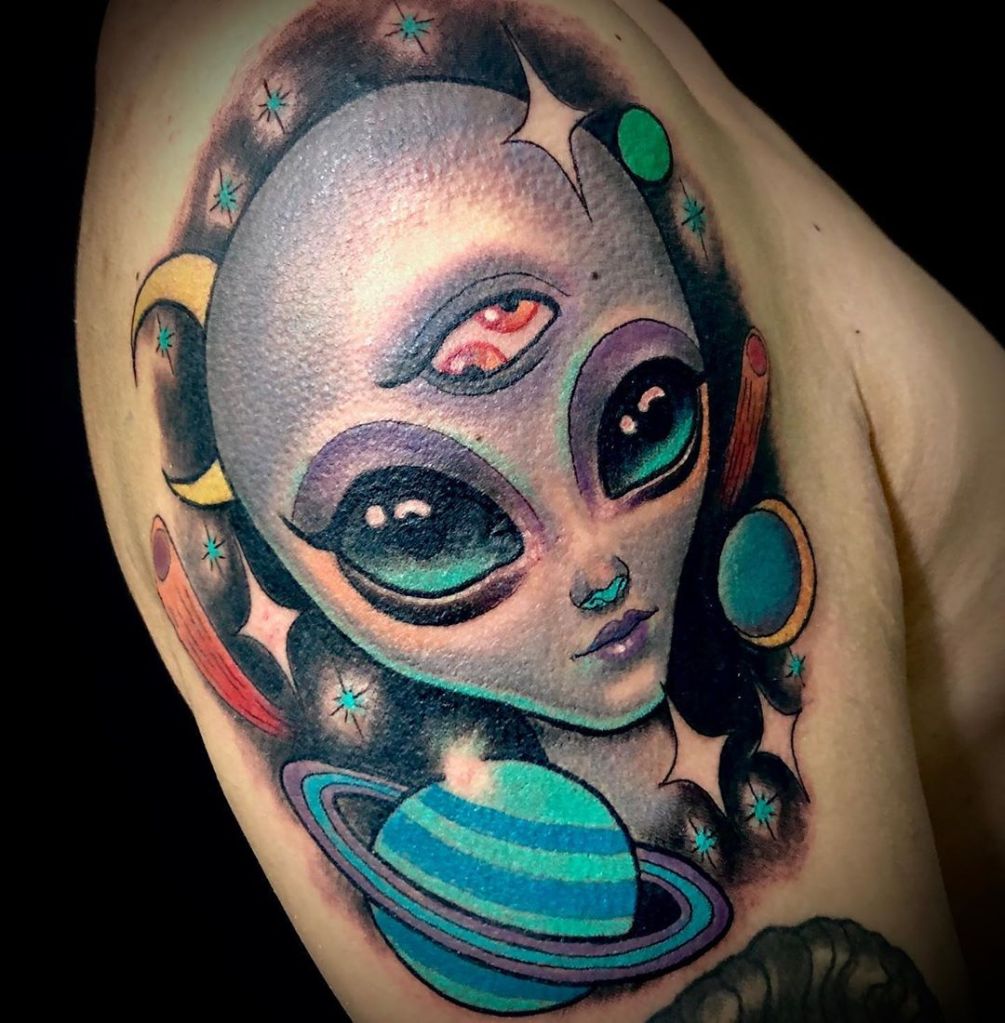 Alien tattoos for men 0015