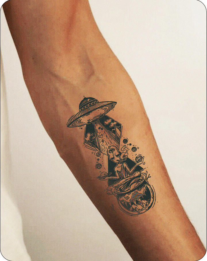 Alien tattoos for men 0057