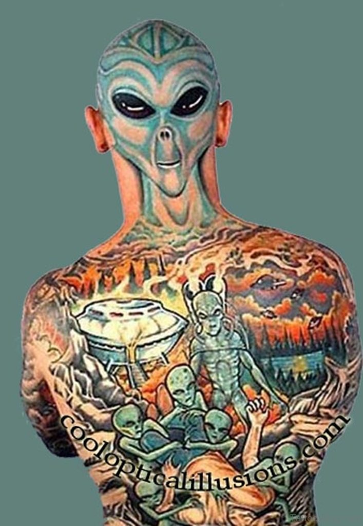 Alien tattoos for men 0066