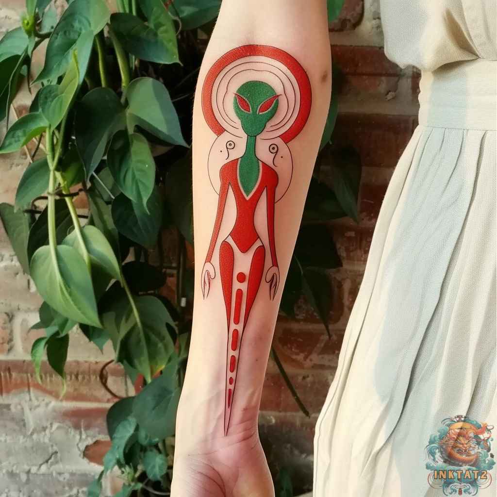 Alien tattoos for men 0072