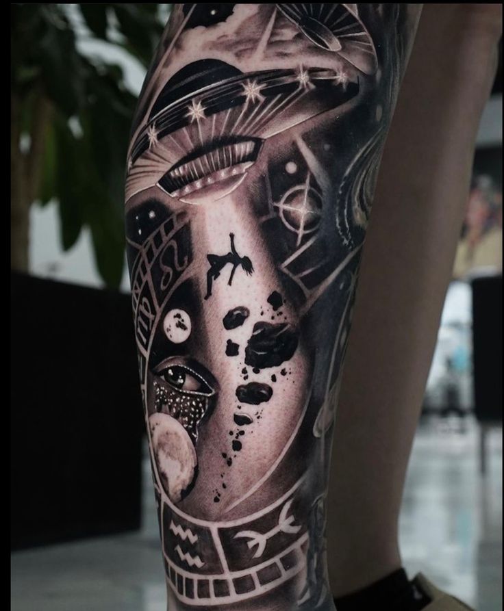 Alien tattoos for men 0074