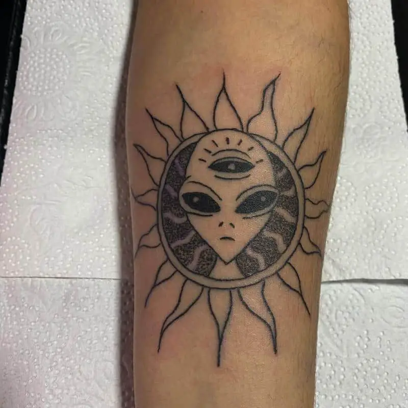 Alien tattoos for men 0075