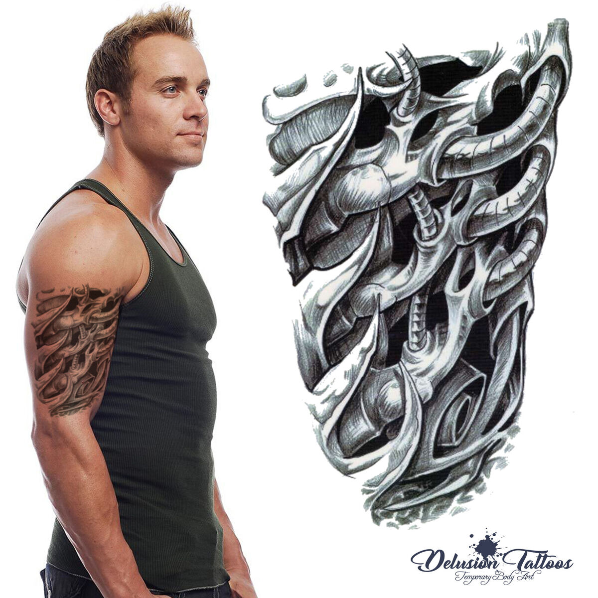 Alien tattoos for men 0099