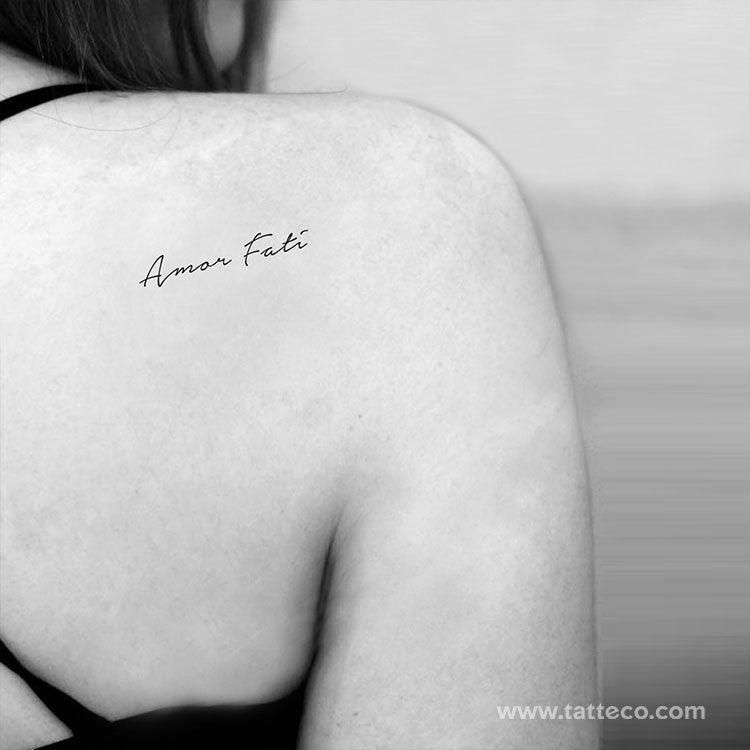 amor fati tattoo for men 0010