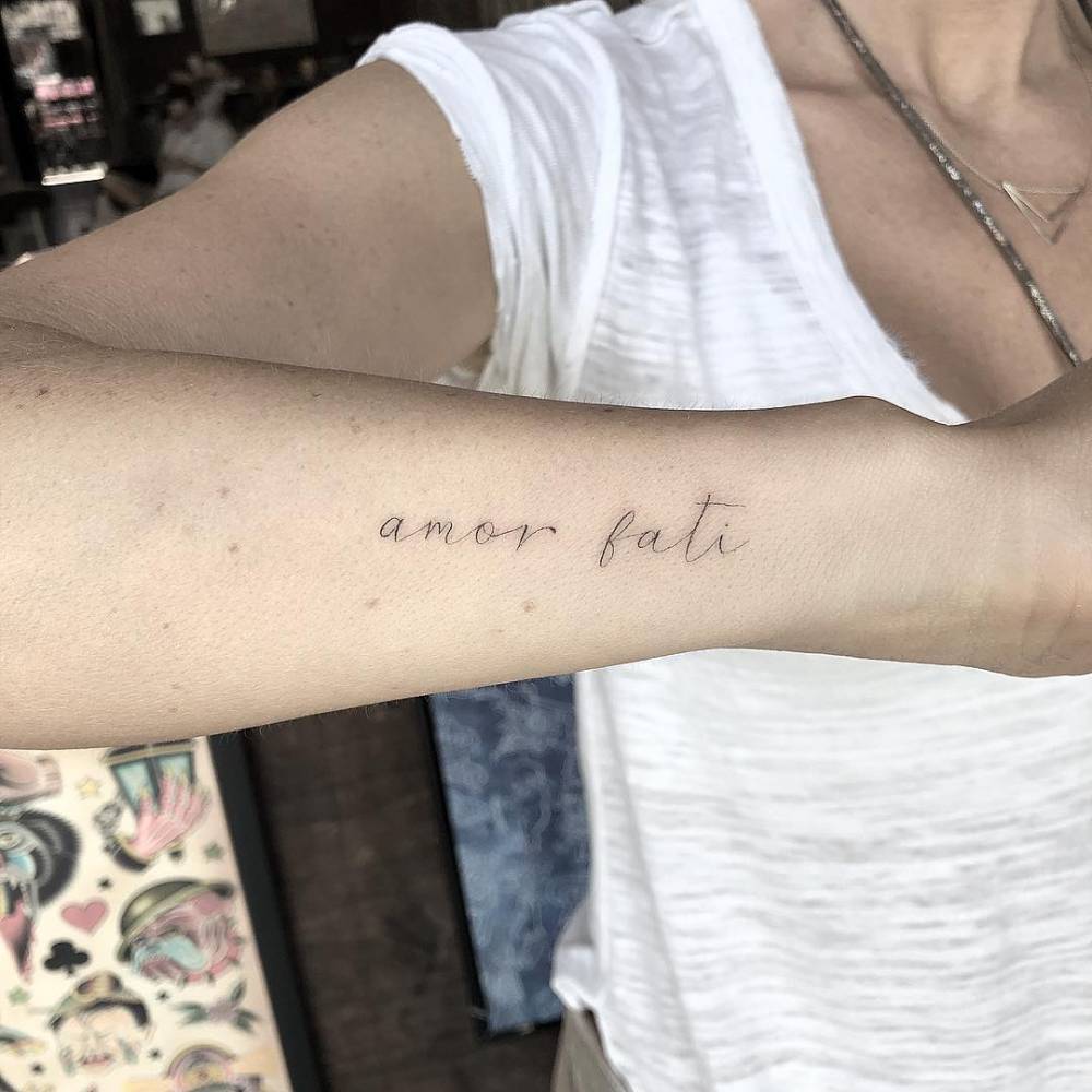 amor fati tattoo for men 0013