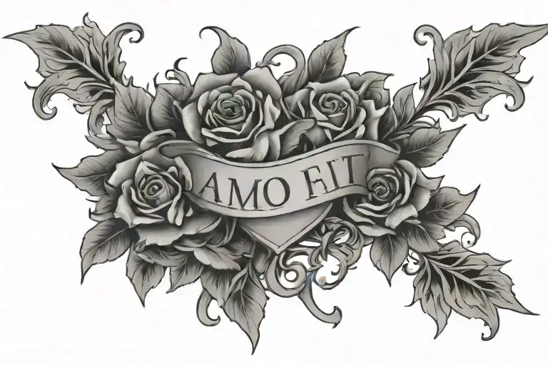 amor fati tattoo for men 0049