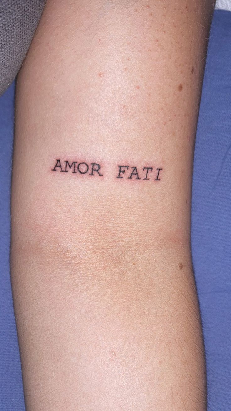 amor fati tattoo for men 0061