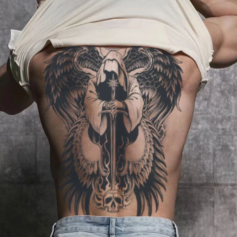 angel back tattoos for men 0018