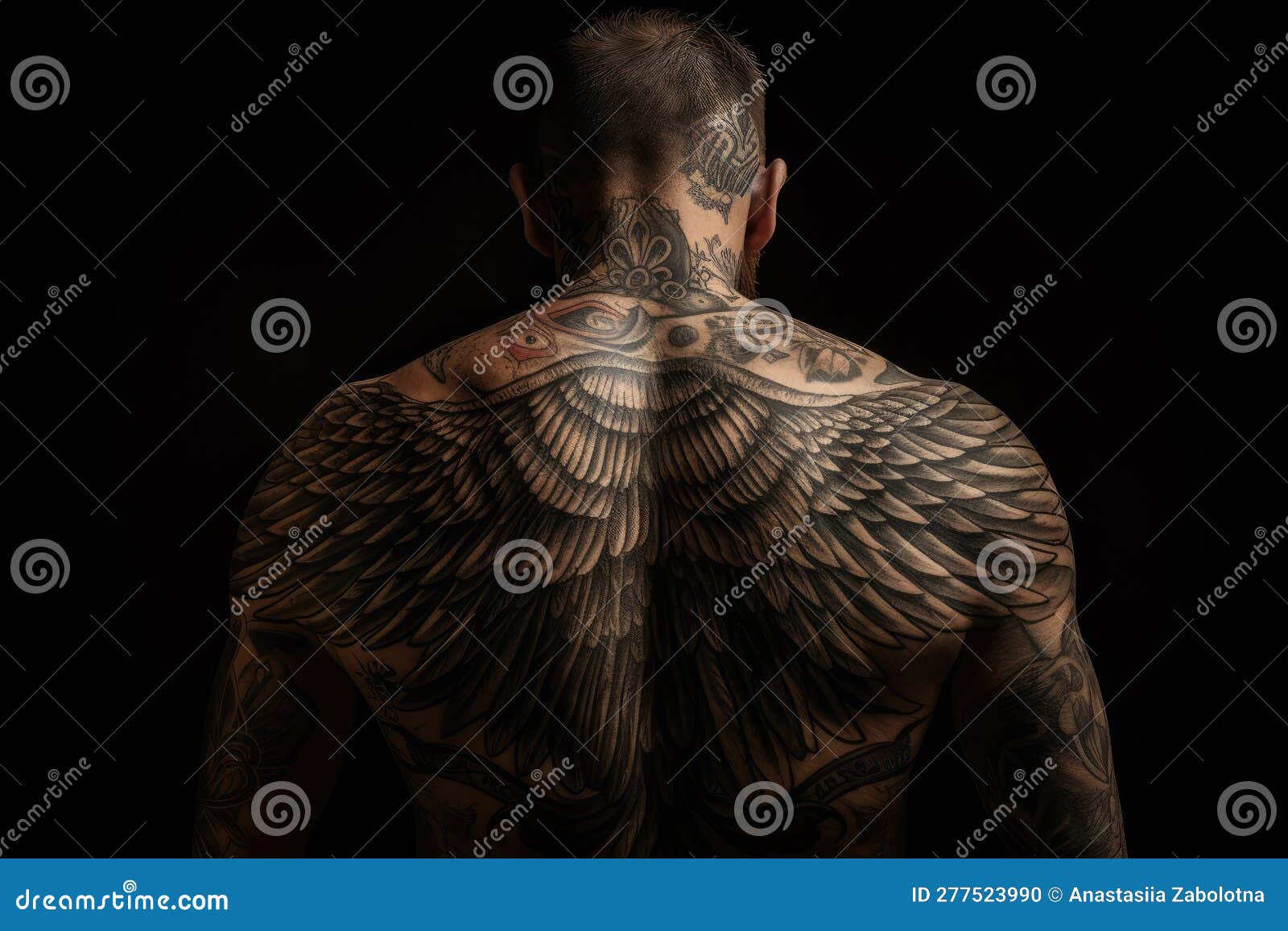 angel back tattoos for men 0019