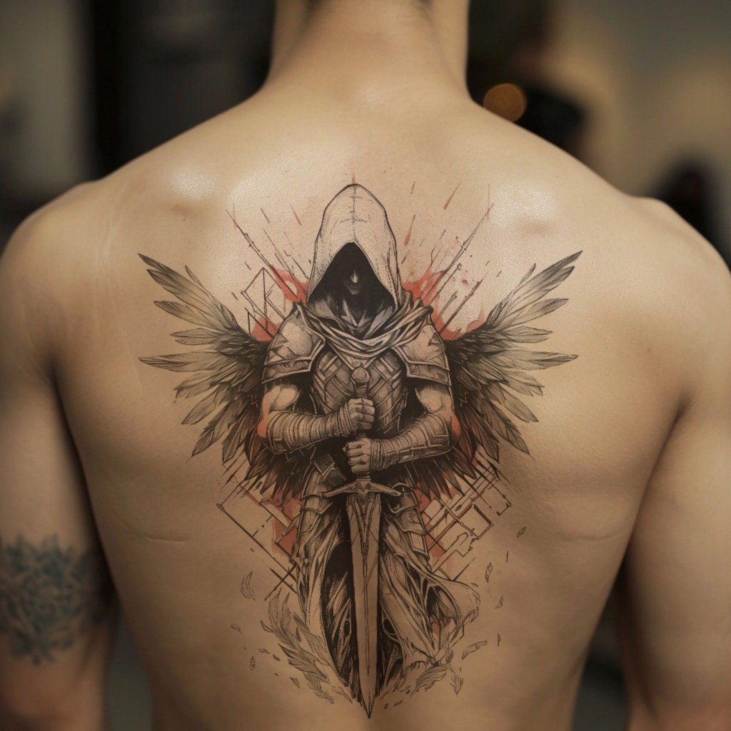 angel back tattoos for men 0021