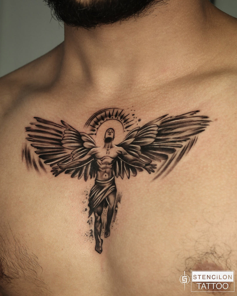 angel back tattoos for men 0023