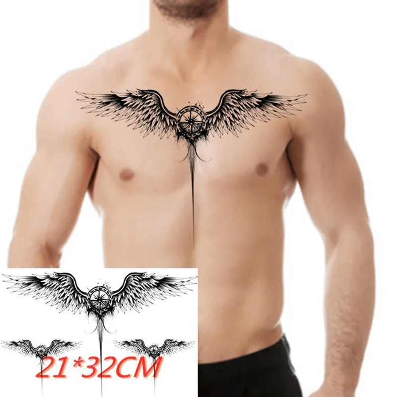 angel back tattoos for men 0026