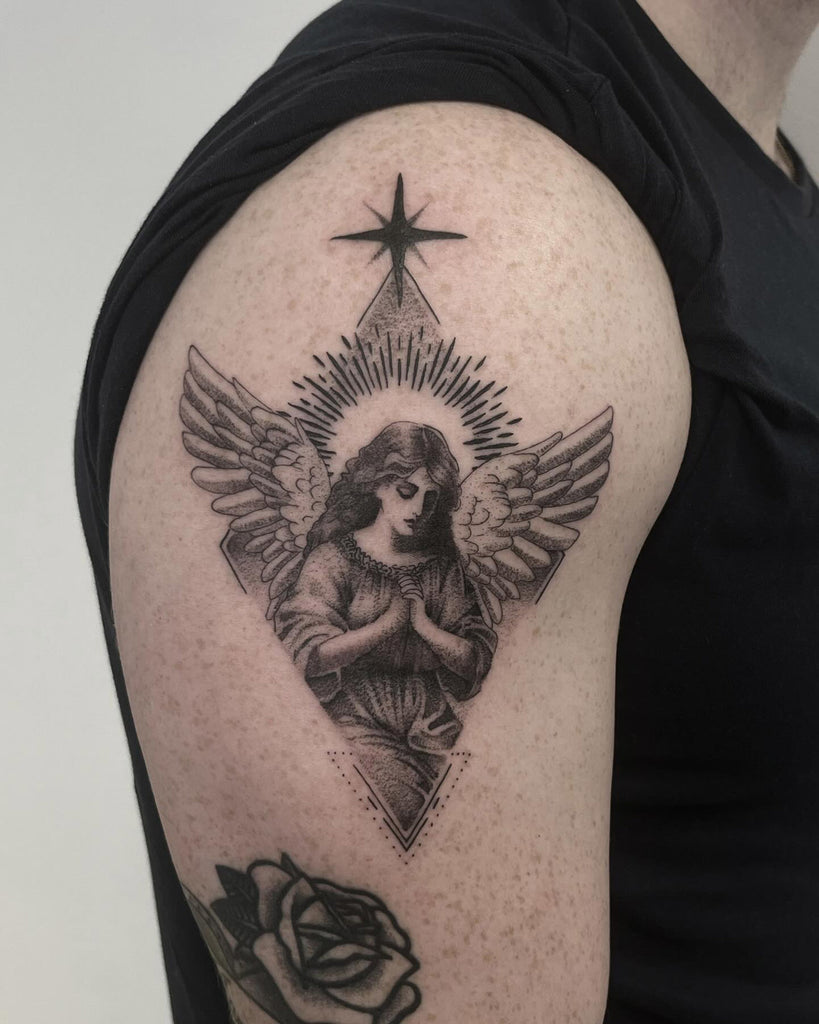 angel back tattoos for men 0033