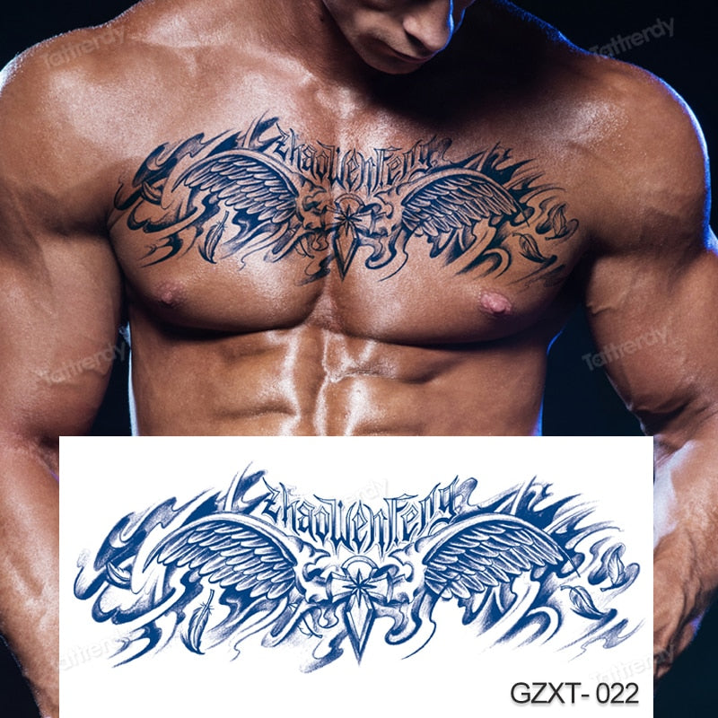 angel back tattoos for men 0035