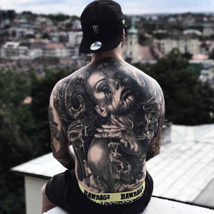 angel back tattoos for men 0037