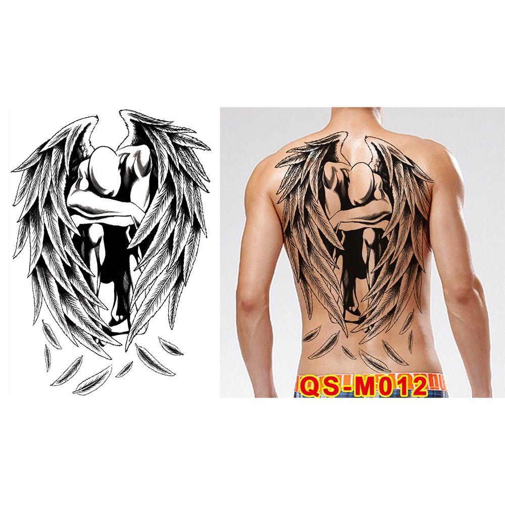 angel back tattoos for men 0042