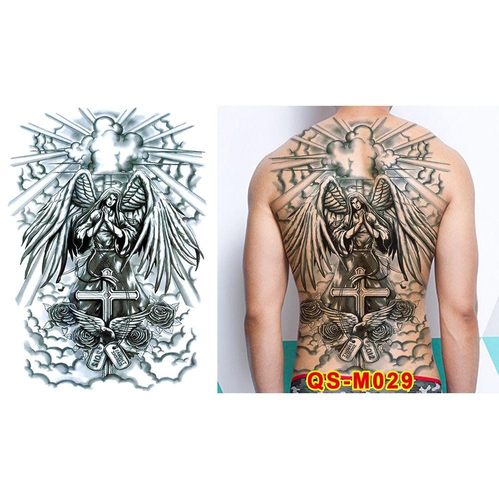 angel back tattoos for men 0058